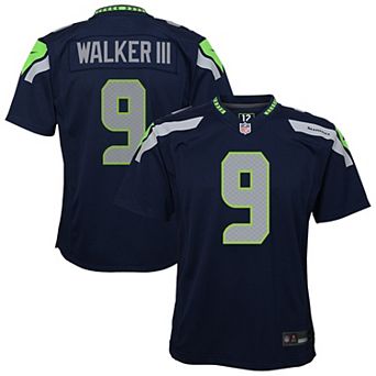 Youth Nike Kenneth Walker III College Navy Seattle Seahawks Team Game Jersey
