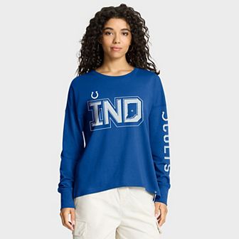 Women's Fanatics Royal Indianapolis Colts Hometown Legacy Long Sleeve T-Shirt