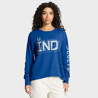 Women's Fanatics Royal Indianapolis Colts Hometown Legacy Long Sleeve T-Shirt