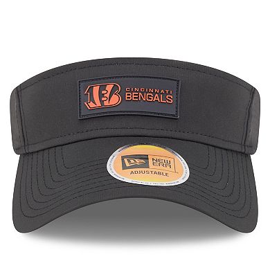 Men's New Era Black Cincinnati Bengals 2025 Sideline Visor