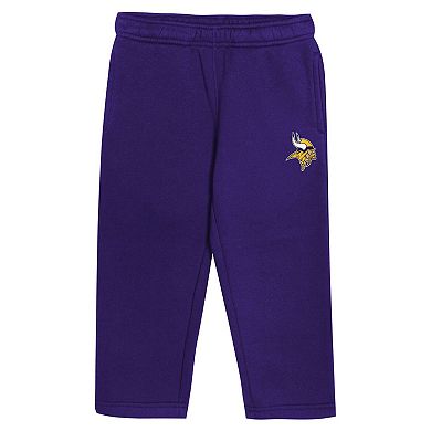 Toddler Outerstuff Purple Minnesota Vikings Lineman Fleece Hoodie & Pants Set