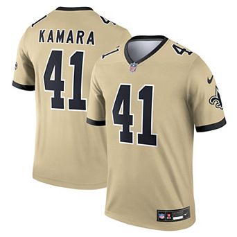 Men's Nike Alvin Kamara Gold New Orleans Saints Gameday Golds Alternate Legend Player Performance Top