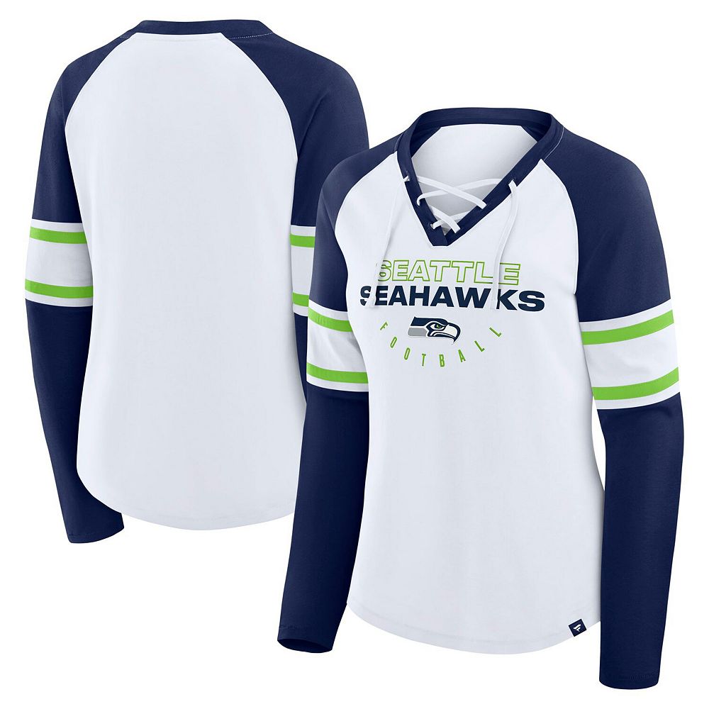 Rework Seattle Seahawks Lace Tank - L