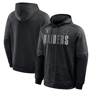 Men's Fanatics Black Las Vegas Raiders Checkdown Pass Full-Zip Hoodie