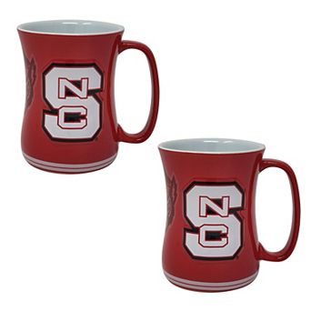 NC State Wolfpack 16oz. Sculpted Barista Mug Two-Pack
