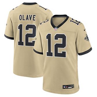 Men's Nike Chris Olave Gold New Orleans Saints Gameday Golds Alternate Game Player Jersey