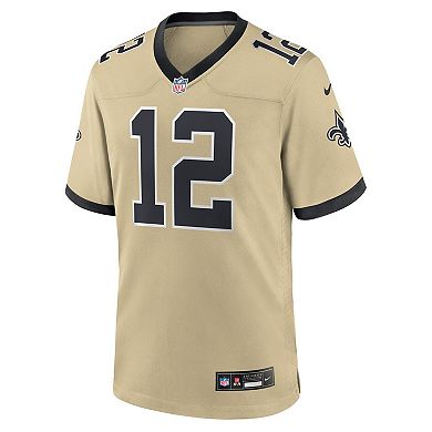 Men's Nike Chris Olave Gold New Orleans Saints Gameday Golds Alternate Game Player Jersey