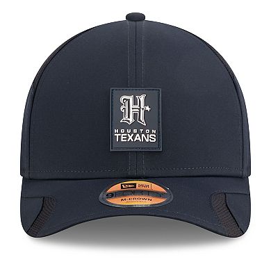 Men's New Era Navy Houston Texans 2025 Sideline H-Town M-Crown 9FORTY Adjustable Hat
