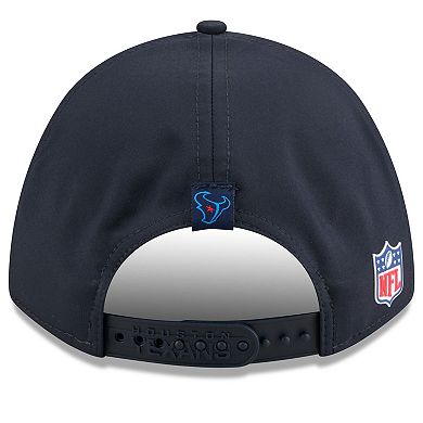 Men's New Era Navy Houston Texans 2025 Sideline H-Town M-Crown 9FORTY Adjustable Hat