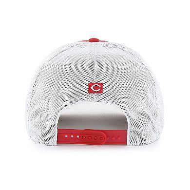 Men's '47 Red Cincinnati Reds Brrr Downburst Mesh Hitch Adjustable Hat