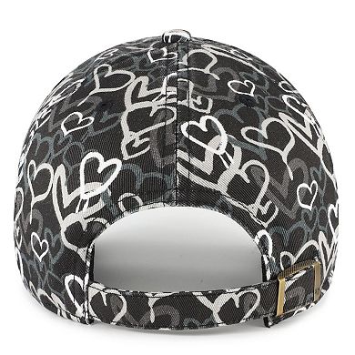 Girls Youth '47 Black Las Vegas Raiders Mural Clean Up Adjustable Hat
