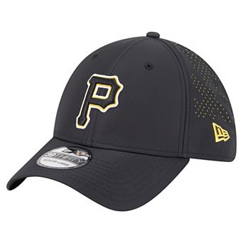 Men's New Era Black Pittsburgh Pirates Night 39THIRTY Flex Hat