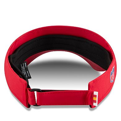 Men's New Era Red Kansas City Chiefs 2025 Sideline Visor