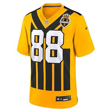 Men's Nike Pat Freiermuth Gold Pittsburgh Steelers Alternate 1933 Throwback Game Jersey