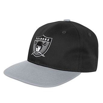Youth Outerstuff Black Las Vegas Raiders True Retro Adjustable Hat