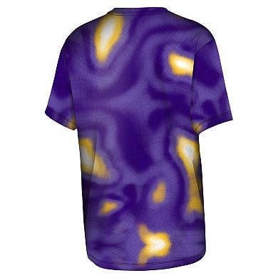 Youth Outerstuff Purple Minnesota Vikings End Zone Dri-Tek T-Shirt