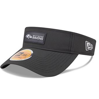 Men's New Era Black Baltimore Ravens 2025 Sideline Visor