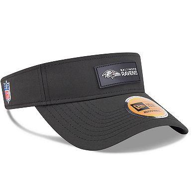 Men's New Era Black Baltimore Ravens 2025 Sideline Visor