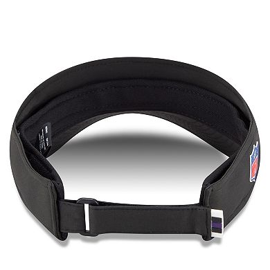 Men's New Era Black Baltimore Ravens 2025 Sideline Visor