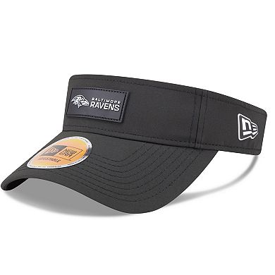 Men's New Era Black Baltimore Ravens 2025 Sideline Visor