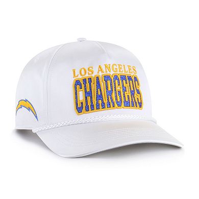 Women's '47 White Los Angeles Chargers Outspoken Hitch Adjustable Hat