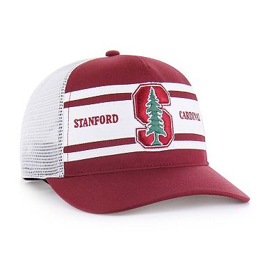Youth '47 Cardinal/White Stanford Cardinal Super Stripe Hitch Adjustable Trucker Hat