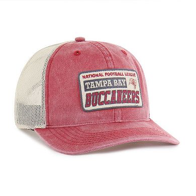 Men's '47 Red Tampa Bay Buccaneers Canteen Relaxed Trucker Adjustable Hat