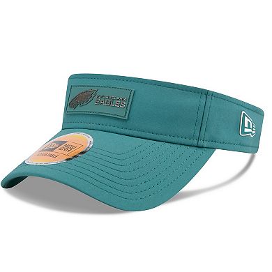 Men's New Era Midnight Green Philadelphia Eagles 2025 Sideline Visor