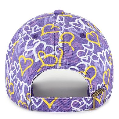 Girls Toddler '47 Purple Minnesota Vikings Mural Clean Up Adjustable Hat