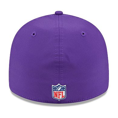 Men's New Era Purple Minnesota Vikings 2025 Sideline Retro Crown 59FIFTY Fitted Hat