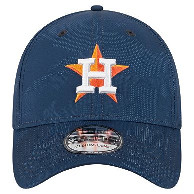 Men's New Era Navy Houston Astros Tonal Camo 39THIRTY Flex Hat