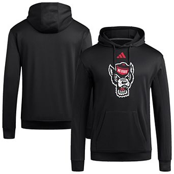 Men's adidas Black NC State Wolfpack Locker Logo Fleece Pullover Hoodie