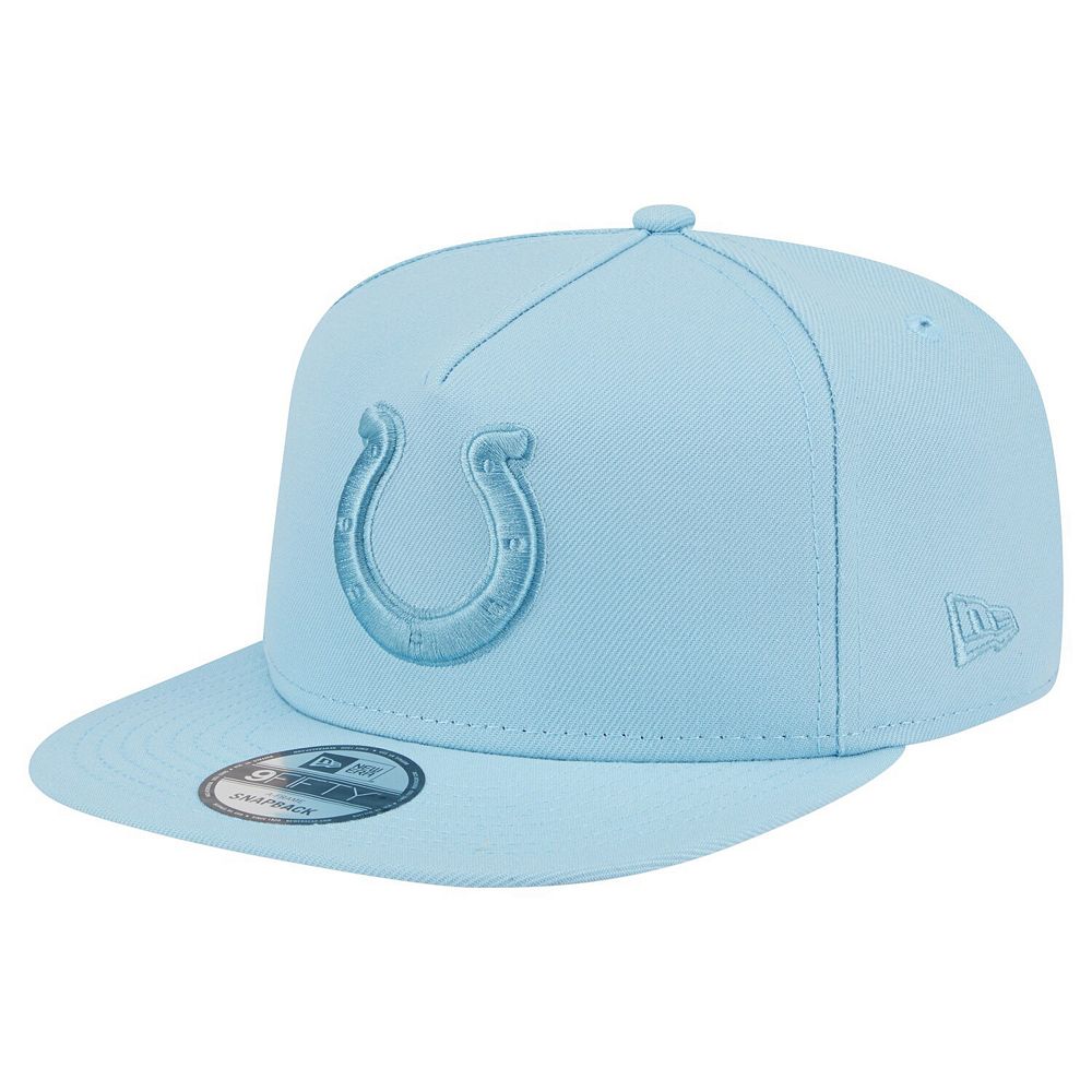 Men's New Era Light Blue Indianapolis Colts Color Pack A-Frame 9FIFTY ...