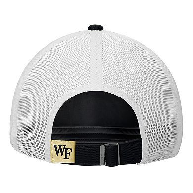 Men's Nike Black Wake Forest Demon Deacons On-Field Club Adjustable Trucker Hat