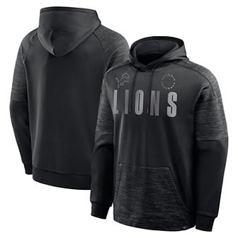 Men's Fanatics Black Detroit Lions Chip Shot Pullover Hoodie