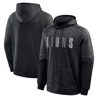 Men's Fanatics Black Detroit Lions Chip Shot Pullover Hoodie