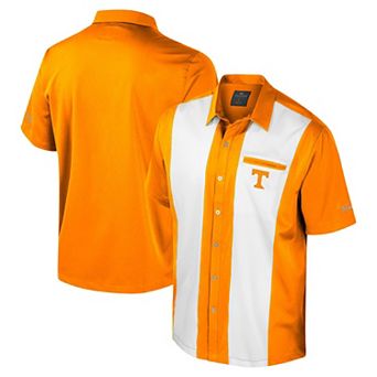 Men's Colosseum Tennessee Orange Tennessee Volunteers Strike Bowling Button-Up Shirt