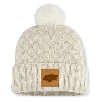Fanatics Natural Oklahoma State Cowboys Blaze Pom Knit Hat