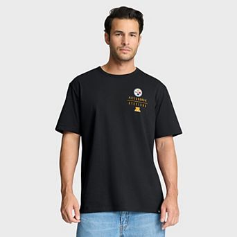 Men's Fanatics Black Pittsburgh Steelers Passing Pocket Legacy T-Shirt