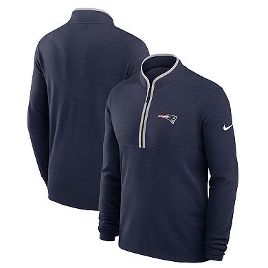 Men's Nike Navy New England Patriots Lightweight Victory Performance Half-Zip Pullover