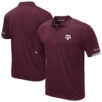 Men's Colosseum Maroon Texas A&M Aggies Santry Polo