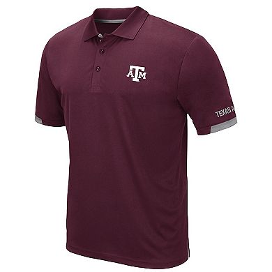 Men's Colosseum Maroon Texas A&M Aggies Santry Polo