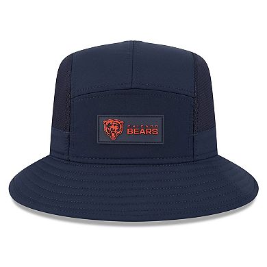 Men's New Era Navy Chicago Bears 2025 Sideline Bucket Hat