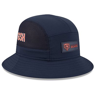 Men's New Era Navy Chicago Bears 2025 Sideline Bucket Hat