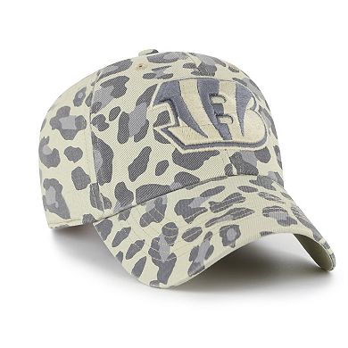 Women's '47 Gray Cincinnati Bengals Bagheera Clean Up Adjustable Hat