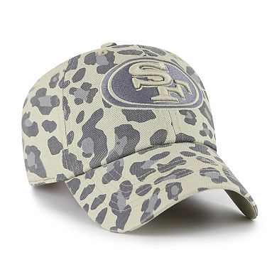 Women's '47 Gray San Francisco 49ers Bagheera Clean Up Adjustable Hat