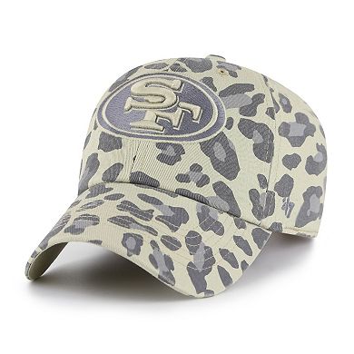 Women's '47 Gray San Francisco 49ers Bagheera Clean Up Adjustable Hat