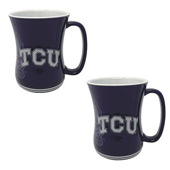 TCU Horned Frogs 16oz. Sculpted Barista Mug Two-Pack