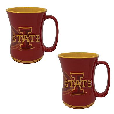 Iowa State Cyclones 16oz. Sculpted Barista Mug Two-Pack