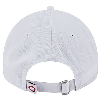 Women's New Era White Cincinnati Reds Team Fan 9TWENTY Adjustable Hat